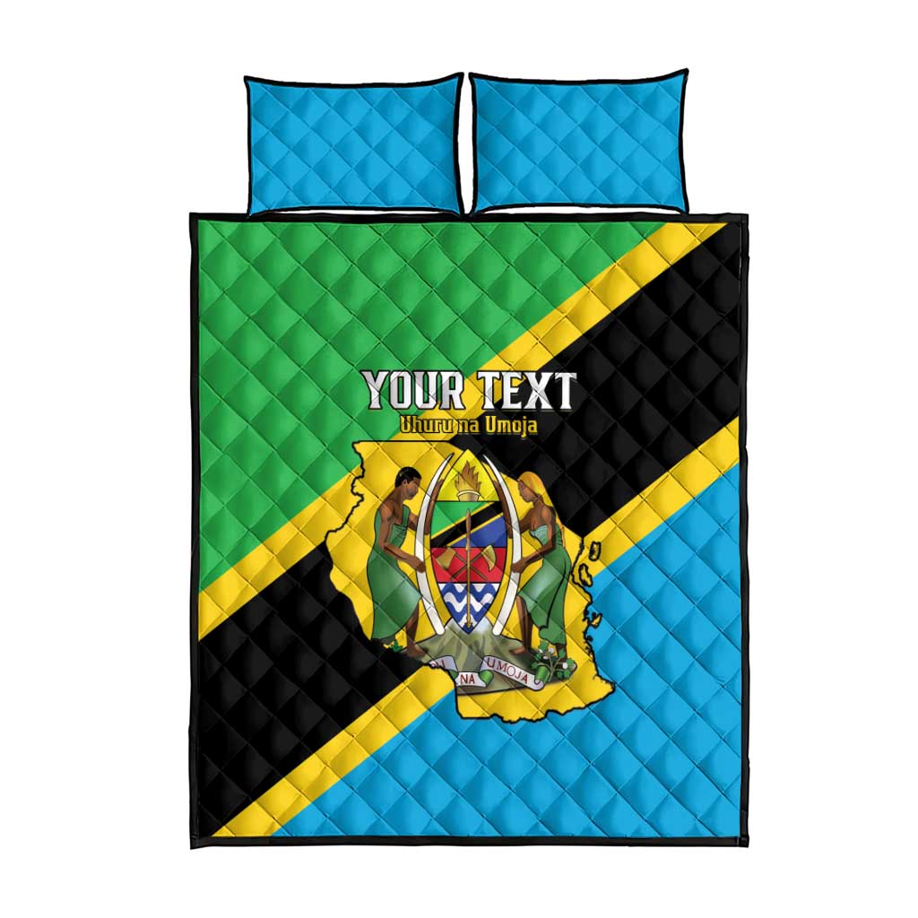 Personalised Afro Tanzania Quilt Bed Set Happy Union Day LT15