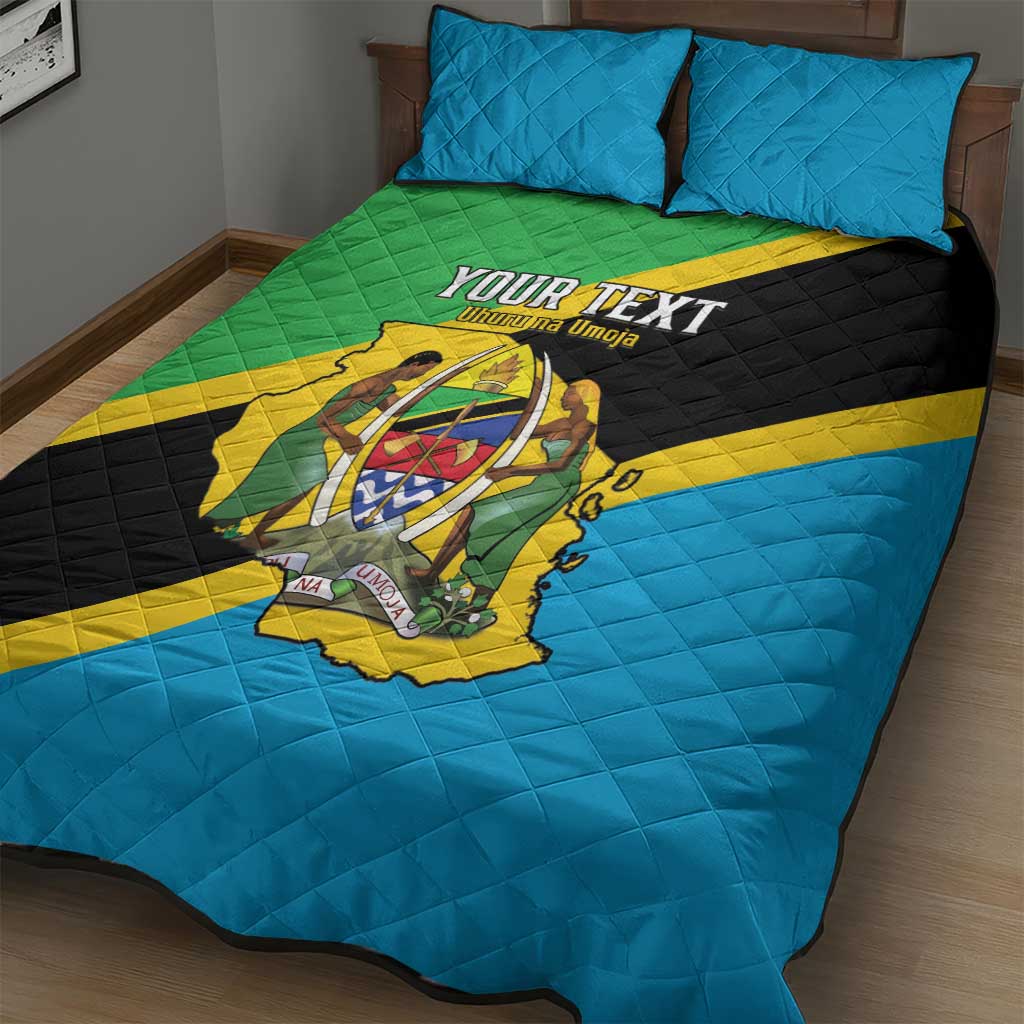 Personalised Afro Tanzania Quilt Bed Set Happy Union Day LT15