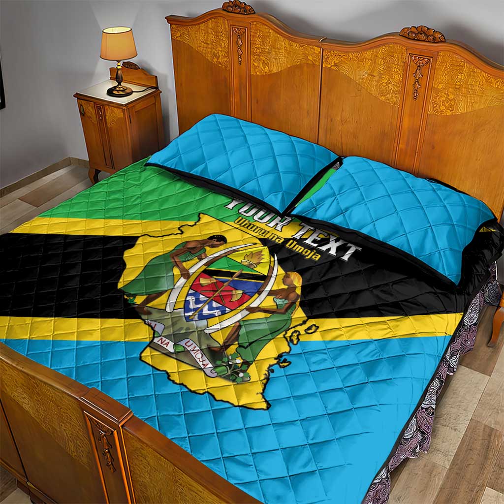 Personalised Afro Tanzania Quilt Bed Set Happy Union Day LT15