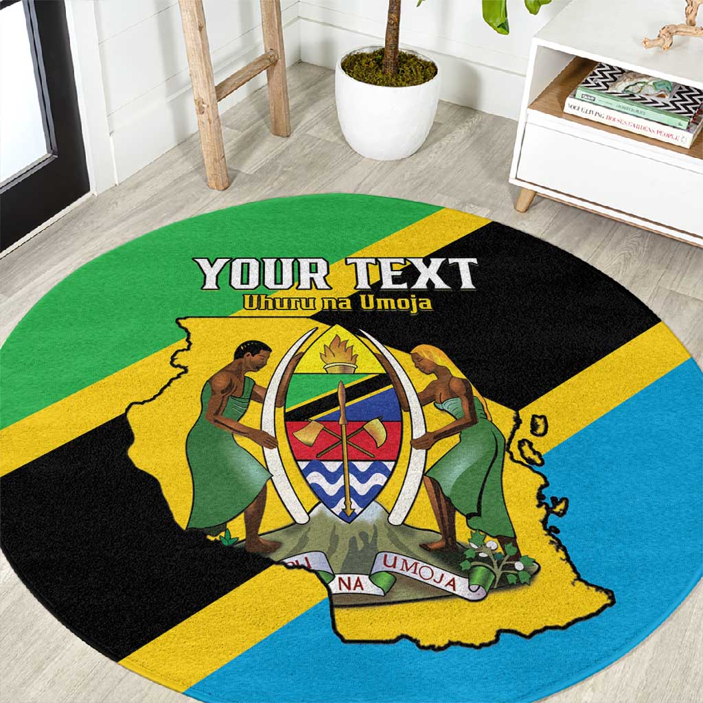 Personalised Afro Tanzania Round Carpet Happy Union Day LT15
