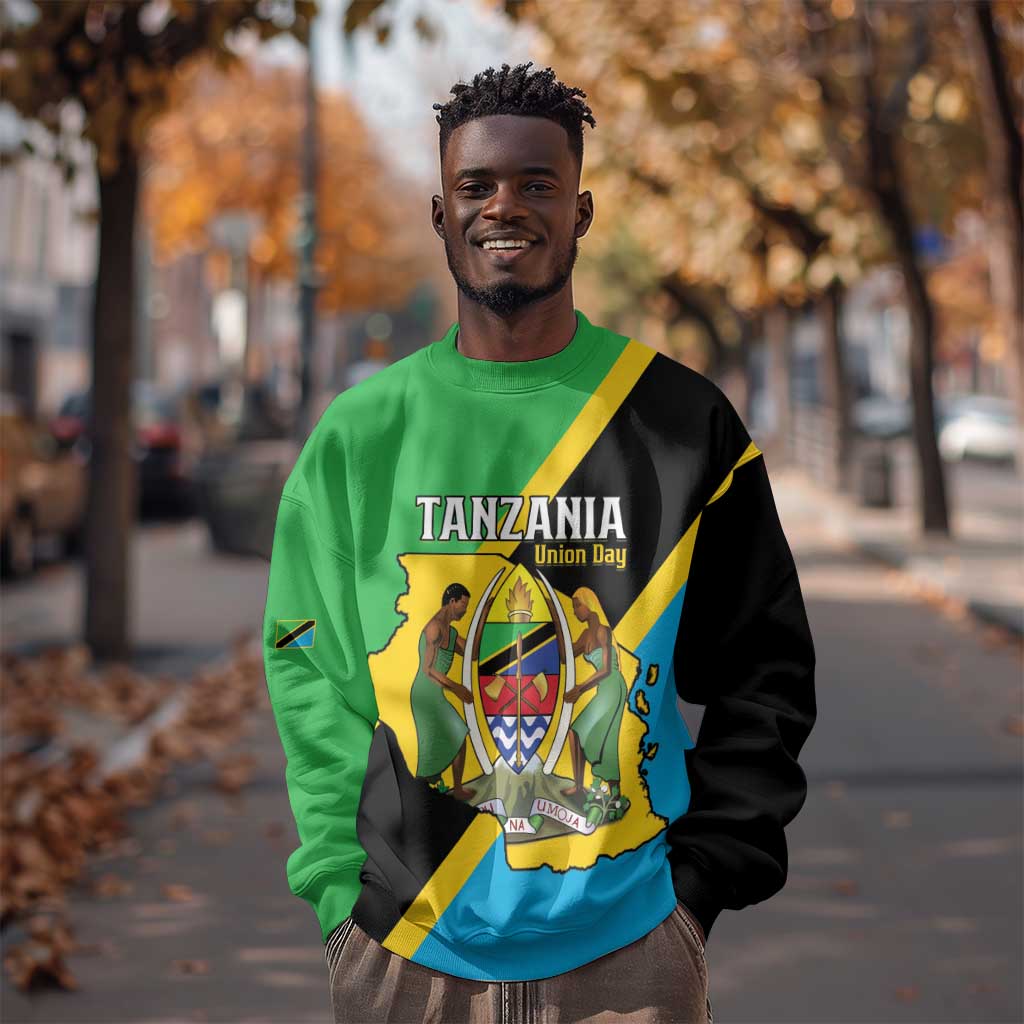 Personalised Afro Tanzania Sweatshirt Happy Union Day LT15