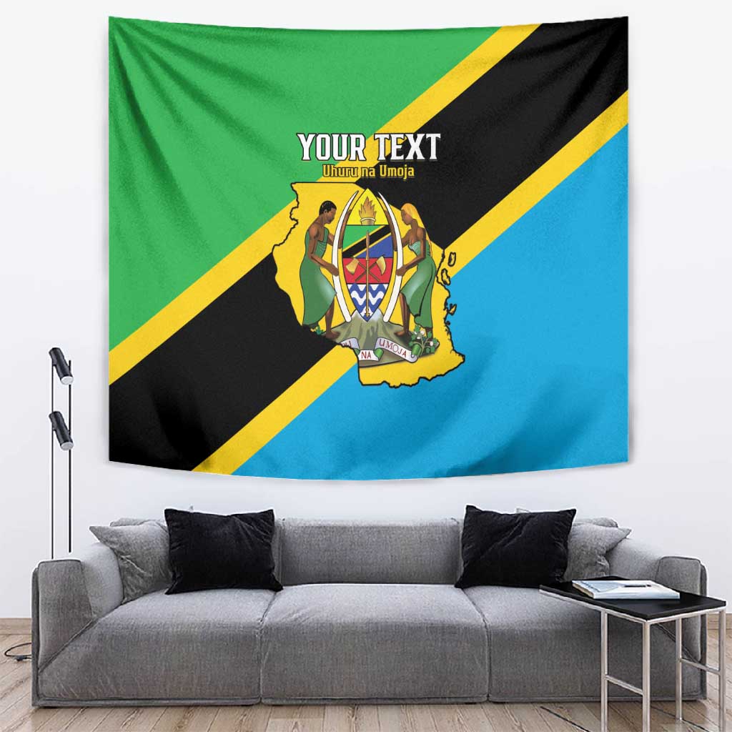 Personalised Afro Tanzania Tapestry Happy Union Day LT15