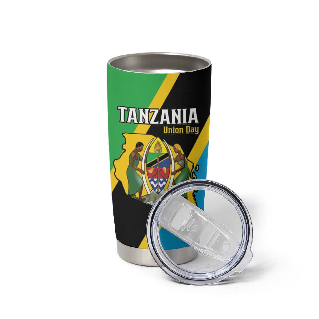 Personalised Afro Tanzania Tumbler Cup Happy Union Day LT15