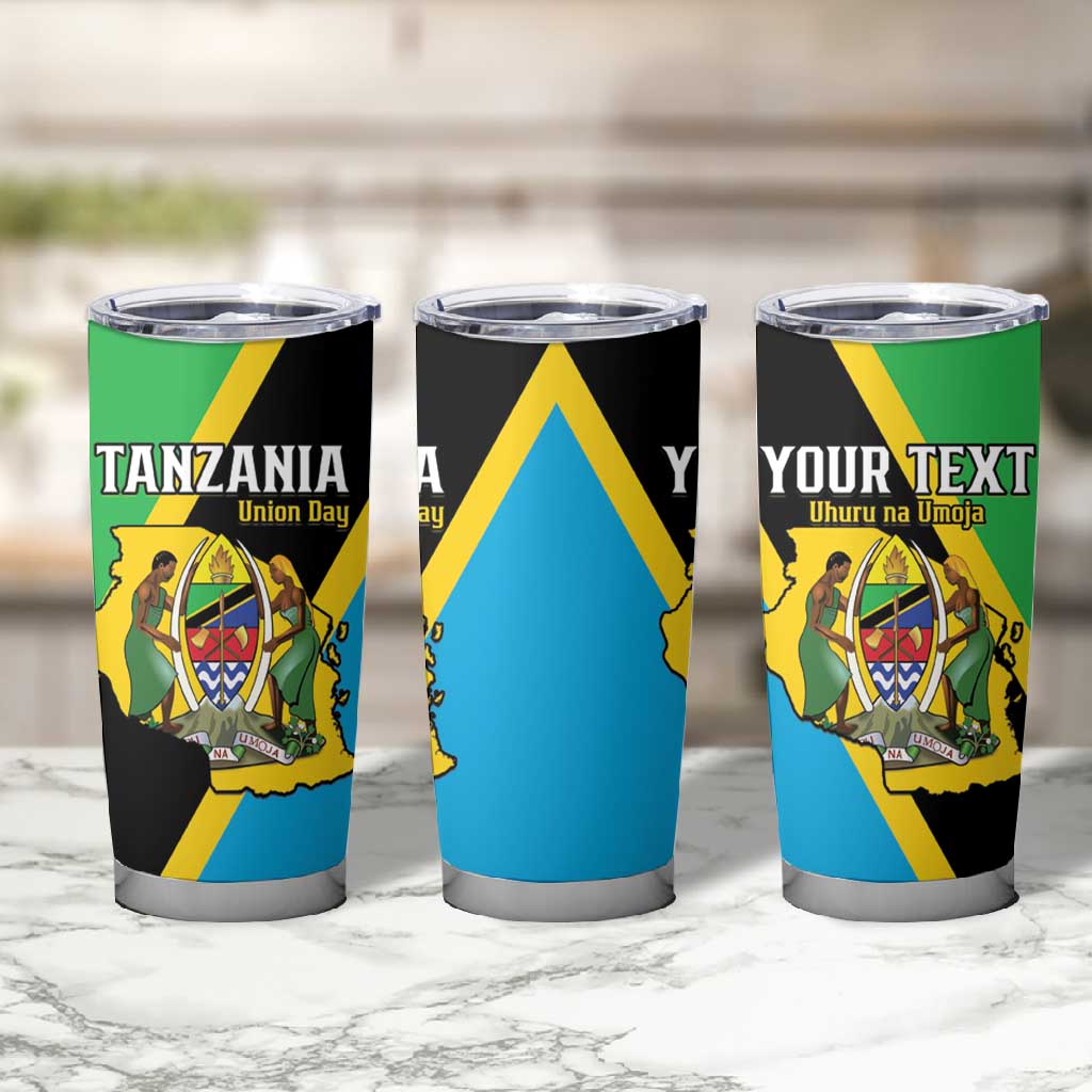 Personalised Afro Tanzania Tumbler Cup Happy Union Day LT15