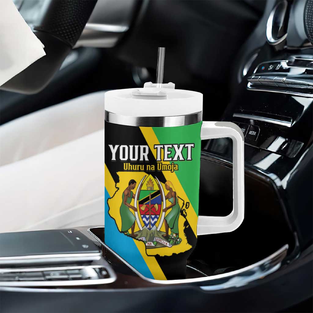 Personalised Afro Tanzania Tumbler With Handle Happy Union Day LT15