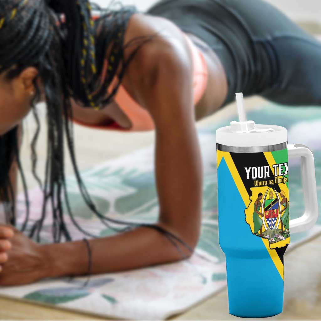 Personalised Afro Tanzania Tumbler With Handle Happy Union Day LT15