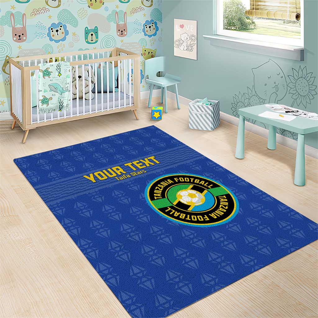 Custom Tanzania Football Area Rug Taifa Stars Go Champions LT15