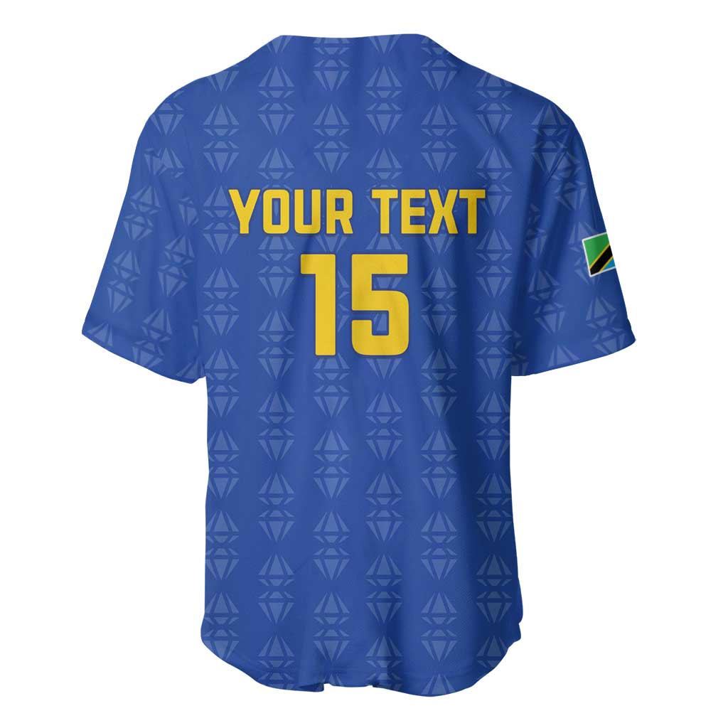 Custom Tanzania Football Baseball Jersey Taifa Stars Go Champions LT15
