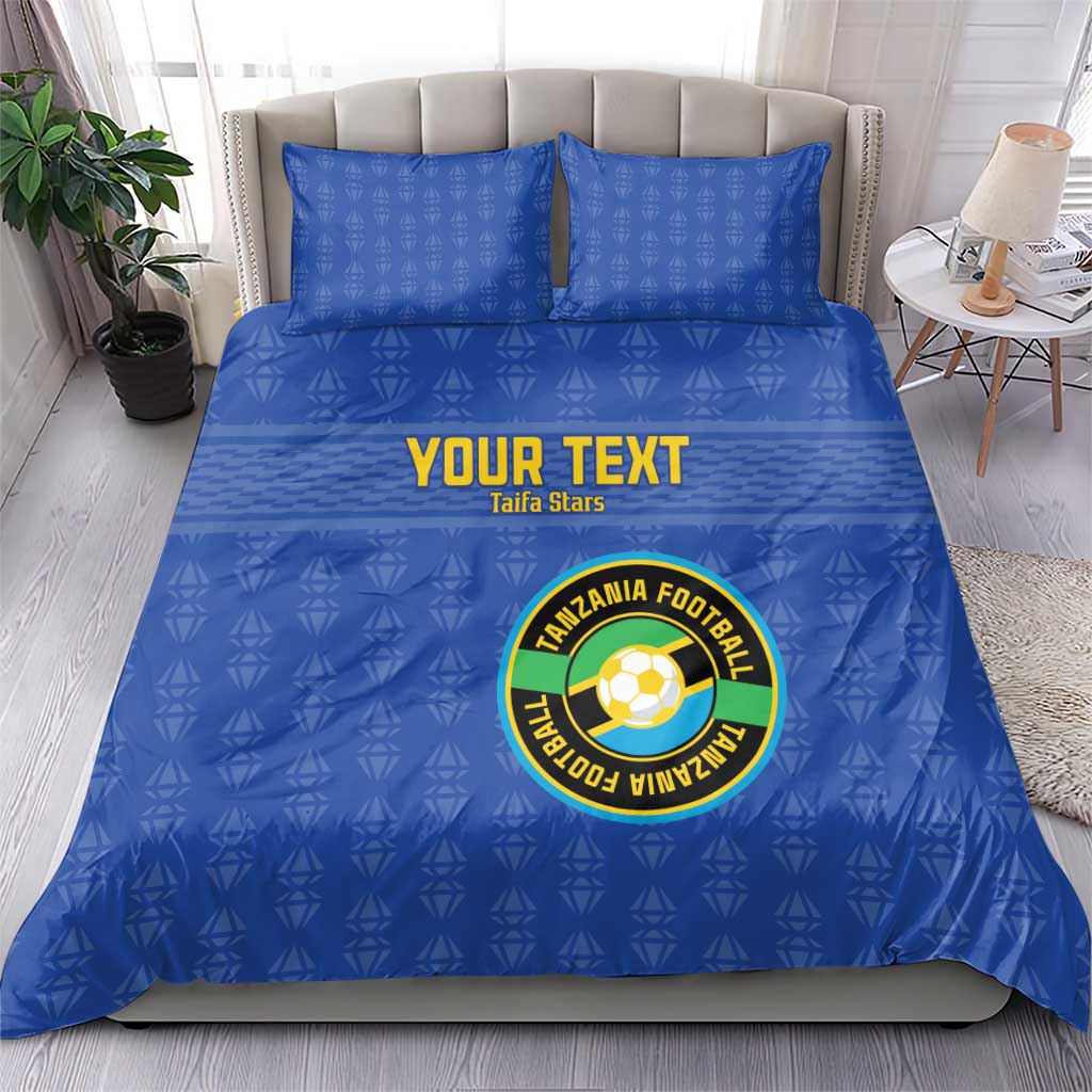 Custom Tanzania Football Bedding Set Taifa Stars Go Champions LT15