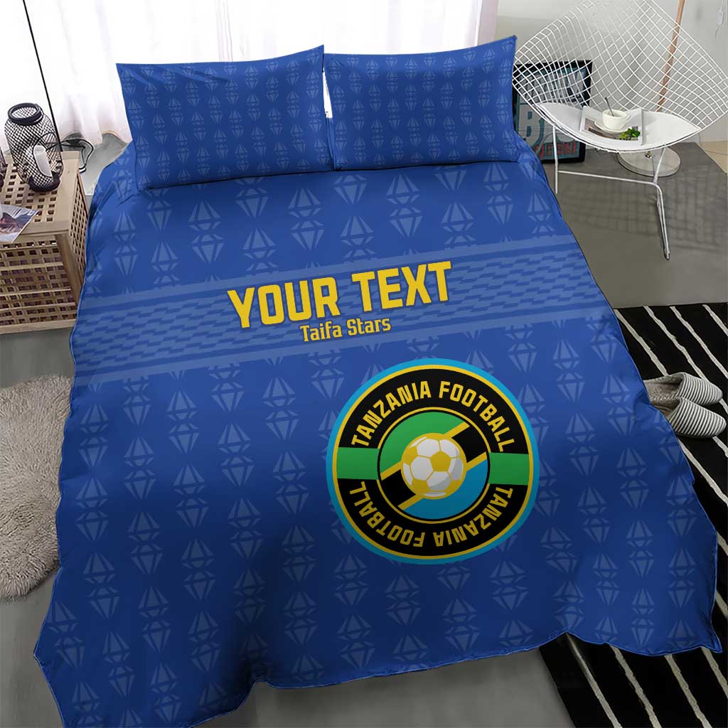 Custom Tanzania Football Bedding Set Taifa Stars Go Champions LT15