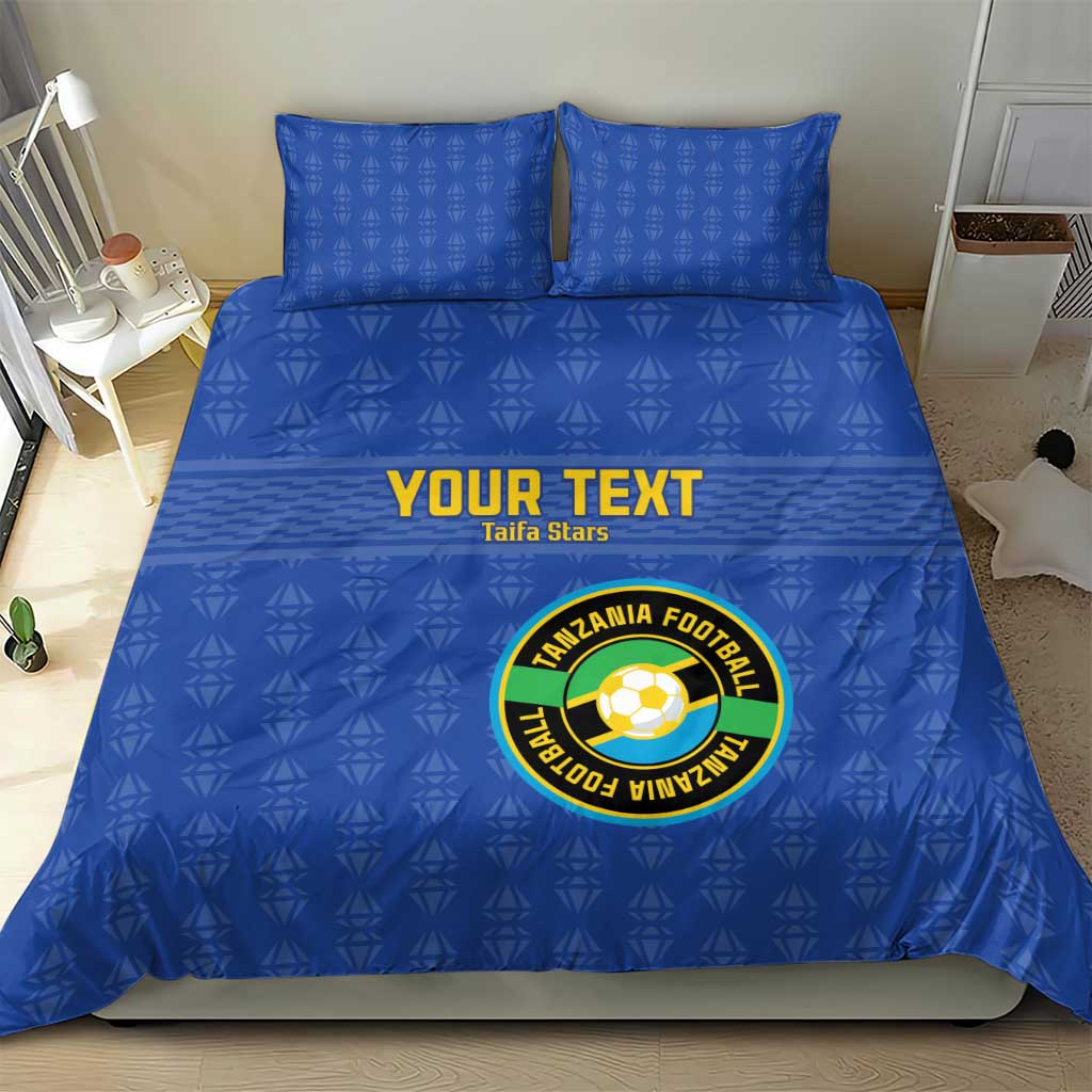 Custom Tanzania Football Bedding Set Taifa Stars Go Champions LT15