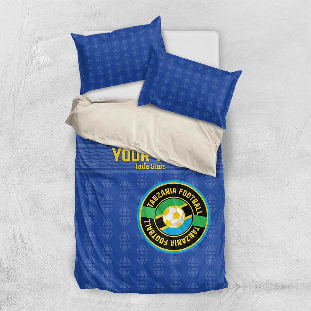 Custom Tanzania Football Bedding Set Taifa Stars Go Champions LT15