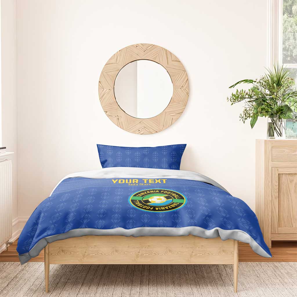Custom Tanzania Football Bedding Set Taifa Stars Go Champions LT15