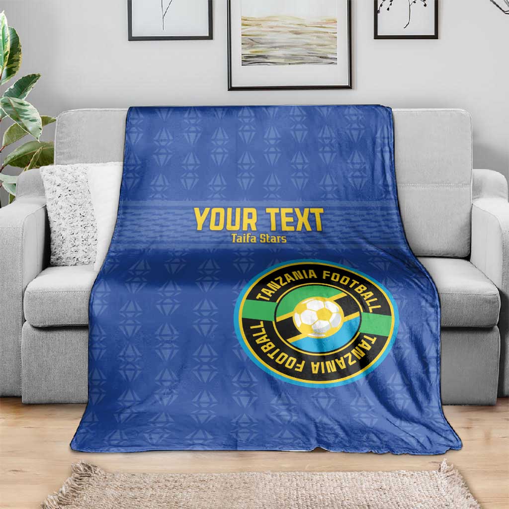 Custom Tanzania Football Blanket Taifa Stars Go Champions LT15