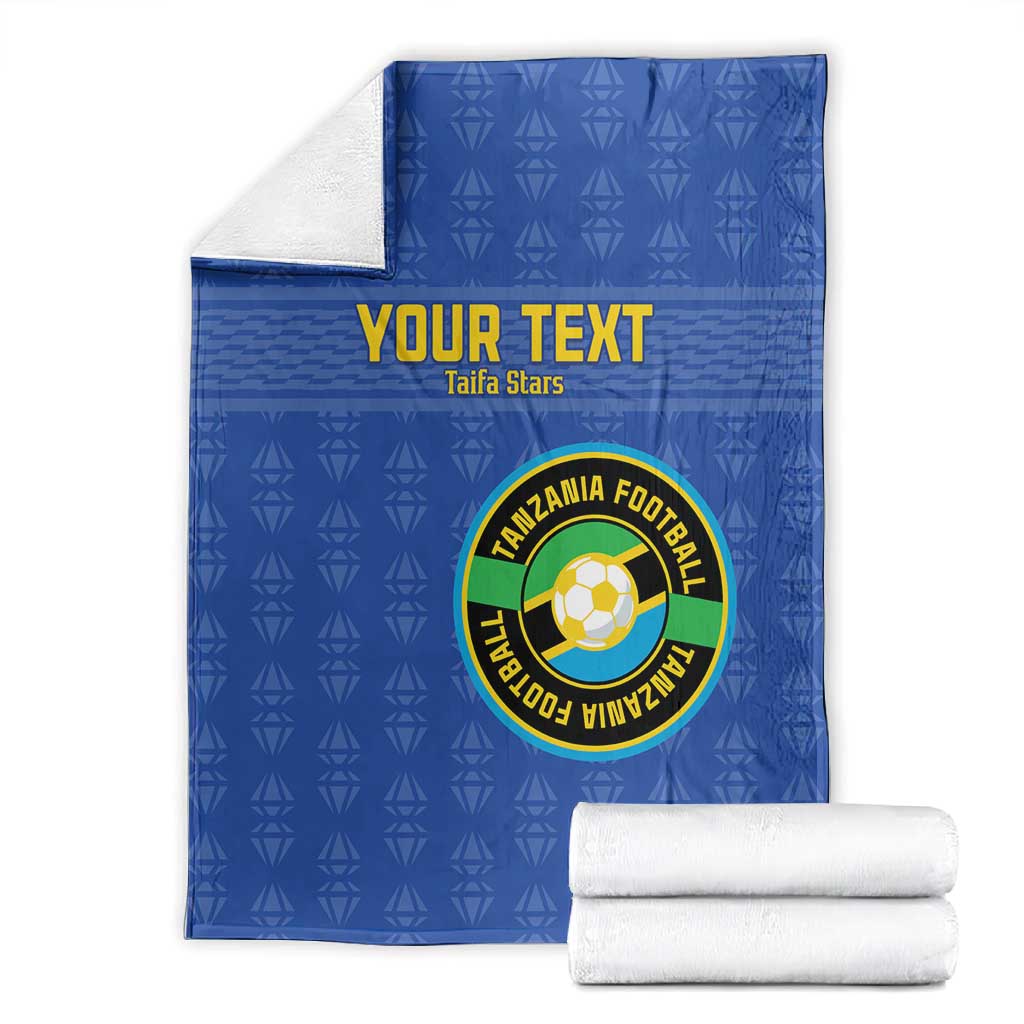 Custom Tanzania Football Blanket Taifa Stars Go Champions LT15