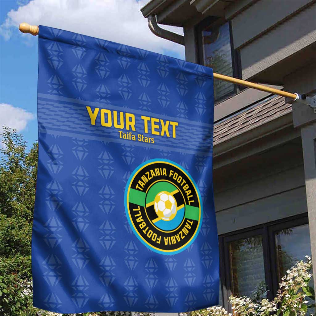 Custom Tanzania Football Garden Flag Taifa Stars Go Champions LT15
