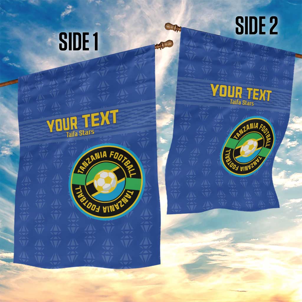 Custom Tanzania Football Garden Flag Taifa Stars Go Champions LT15