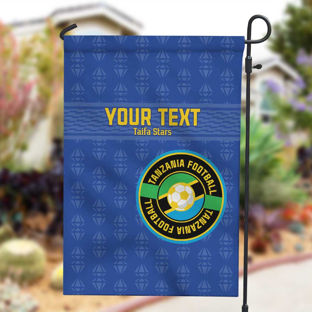 Custom Tanzania Football Garden Flag Taifa Stars Go Champions LT15
