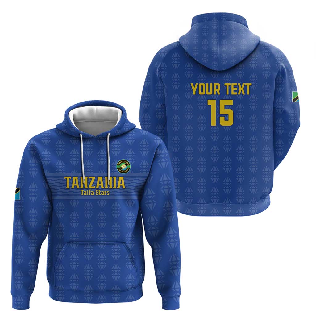 Custom Tanzania Football Hoodie Go Taifa Stars LT15