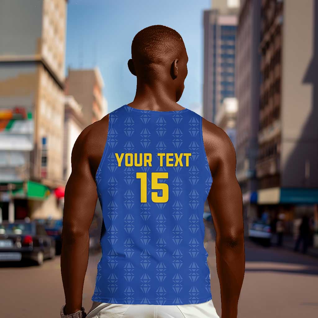 Custom Tanzania Football Men Tank Top Taifa Stars Go Champions LT15