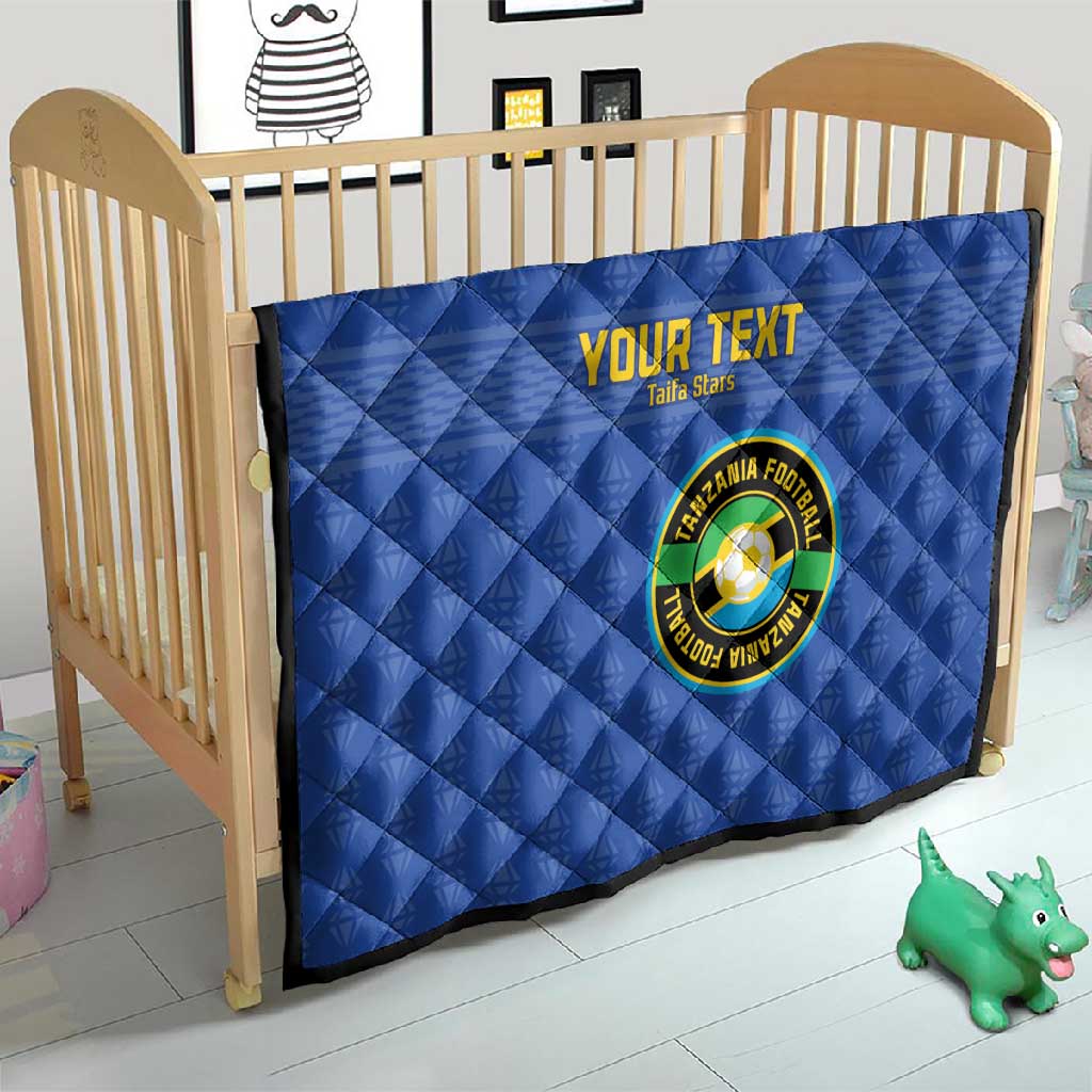 Custom Tanzania Football Quilt Taifa Stars Go Champions LT15