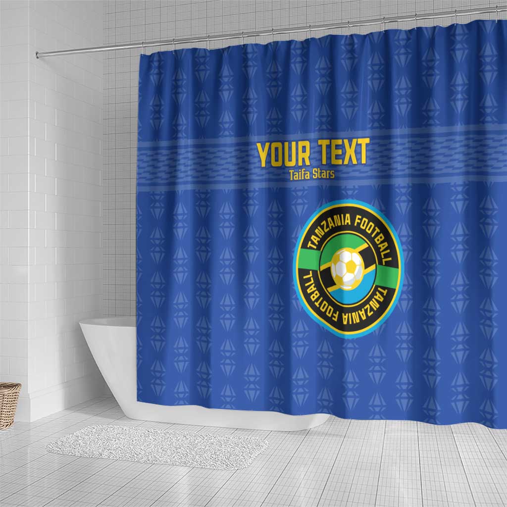 Custom Tanzania Football Shower Curtain Go Taifa Stars LT15