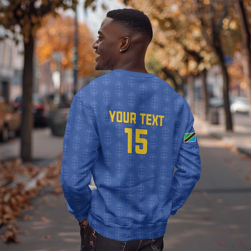 Custom Tanzania Football Sweatshirt Taifa Stars Go Champions LT15