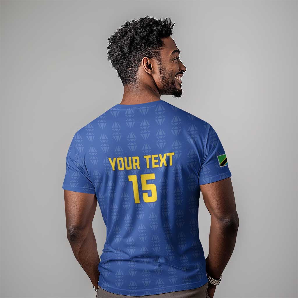 Custom Tanzania Football T shirt Taifa Stars Go Champions LT15