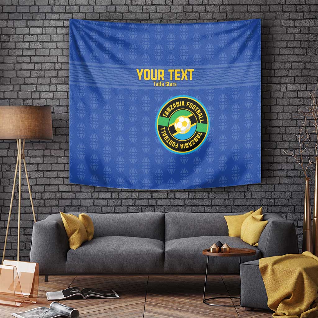 Custom Tanzania Football Tapestry Taifa Stars Go Champions LT15