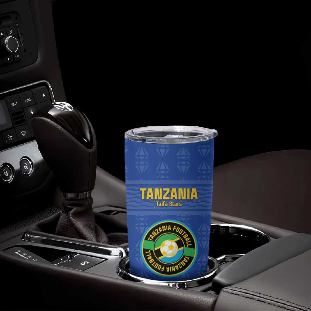 Custom Tanzania Football Tumbler Cup Taifa Stars Go Champions LT15
