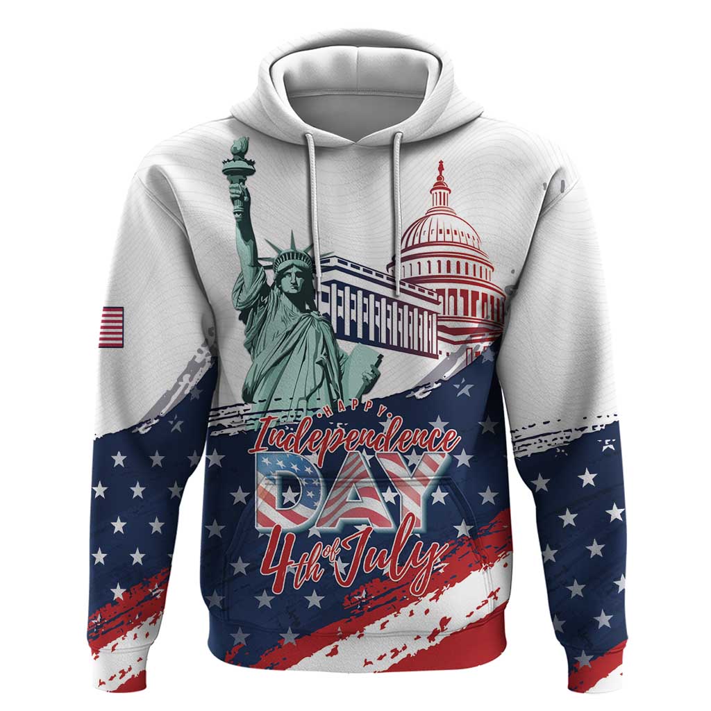 Personalized Fourth Of July Hoodie Happy USA Independence Day LT15