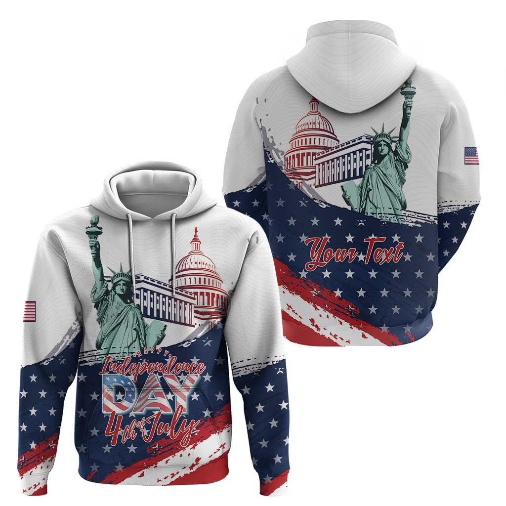 Personalized Fourth Of July Hoodie Happy USA Independence Day LT15
