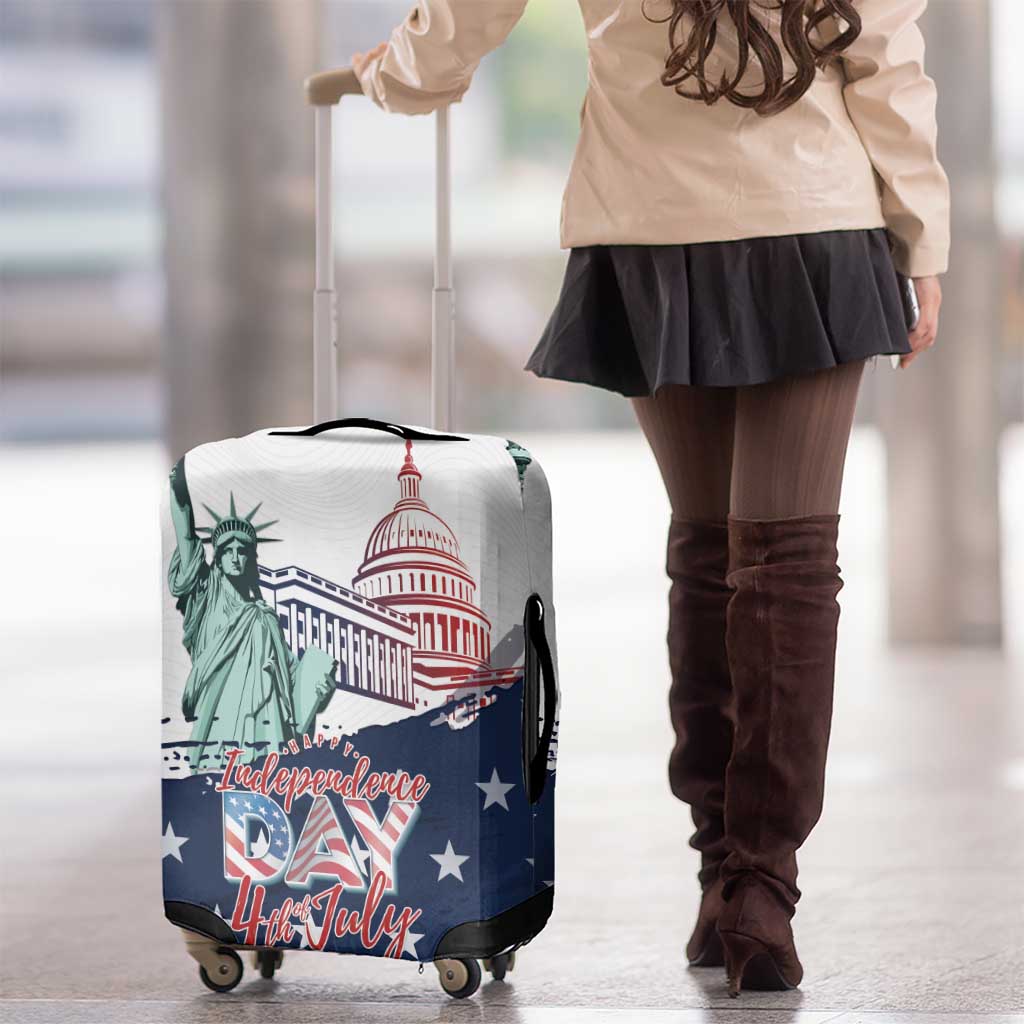 Fourth Of July Luggage Cover Happy USA Independence Day LT15
