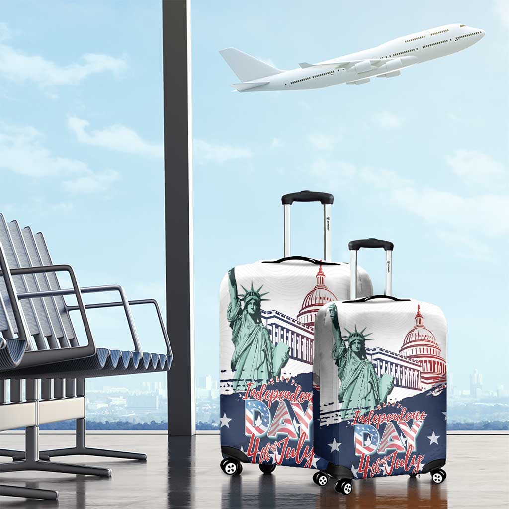 Fourth Of July Luggage Cover Happy USA Independence Day LT15