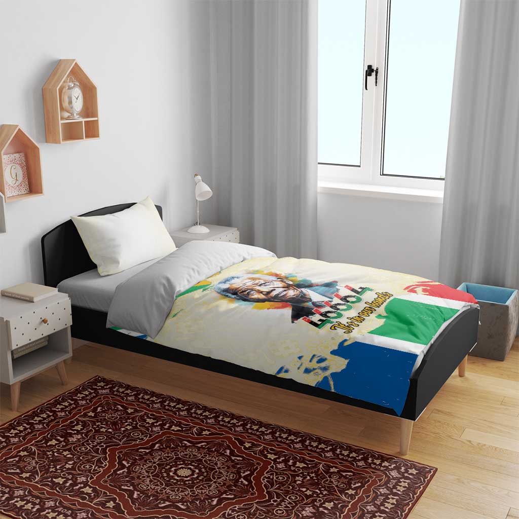 Nelson Mandela International Day 46664 Bedding Set Its In Our Hands - Batik Pattern LT15