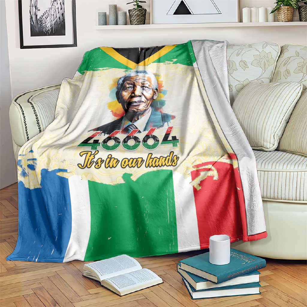 Nelson Mandela International Day 46664 Blanket Its In Our Hands - Batik Pattern LT15