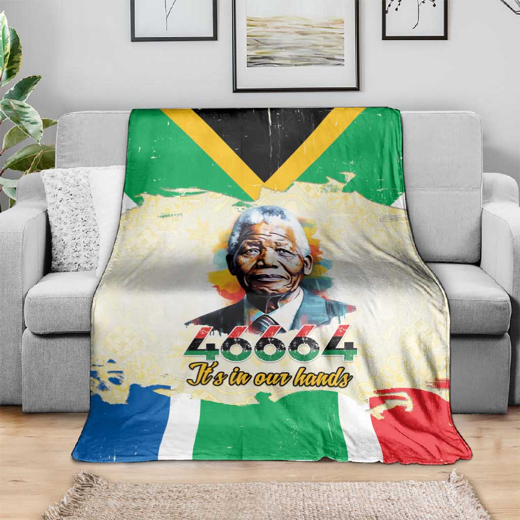 Nelson Mandela International Day 46664 Blanket Its In Our Hands - Batik Pattern LT15