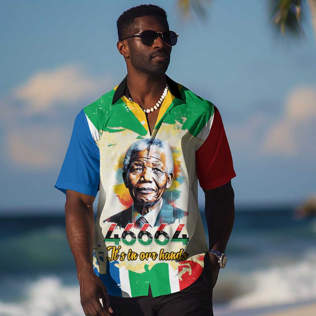 Nelson Mandela International Day 46664 Hawaiian Shirt Its In Our Hands - Batik Pattern LT15