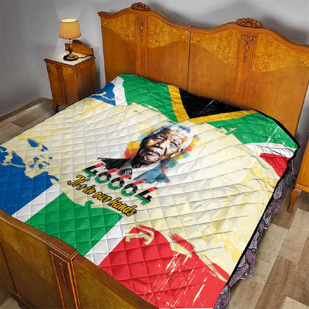 Nelson Mandela International Day 46664 Quilt Its In Our Hands - Batik Pattern LT15