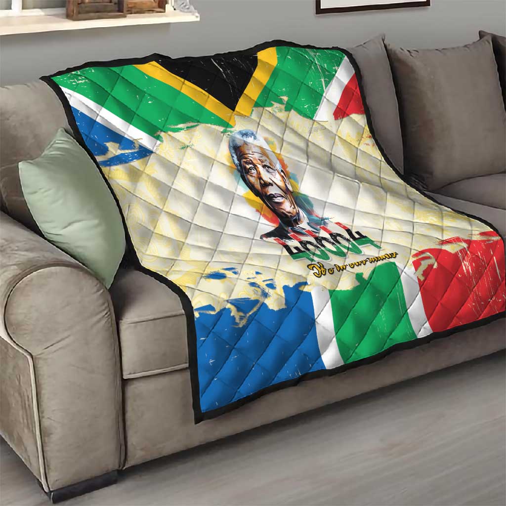 Nelson Mandela International Day 46664 Quilt Its In Our Hands - Batik Pattern LT15