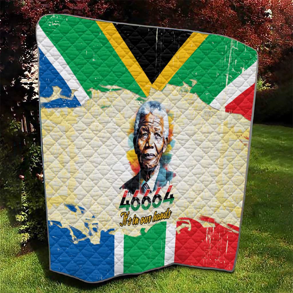 Nelson Mandela International Day 46664 Quilt Its In Our Hands - Batik Pattern LT15