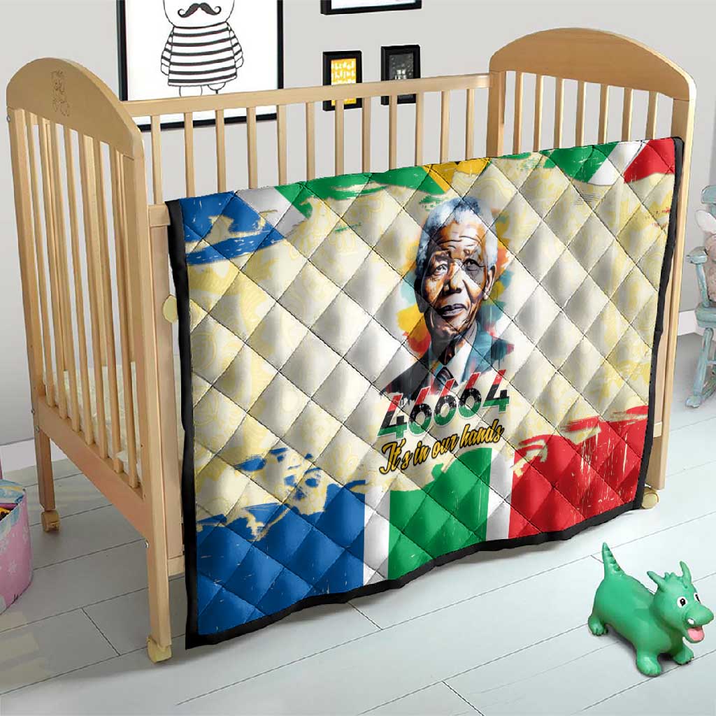Nelson Mandela International Day 46664 Quilt Its In Our Hands - Batik Pattern LT15