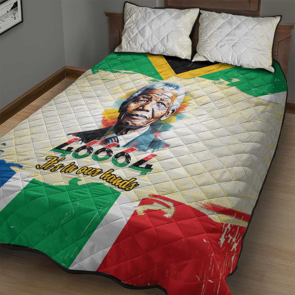 Nelson Mandela International Day 46664 Quilt Bed Set Its In Our Hands - Batik Pattern LT15