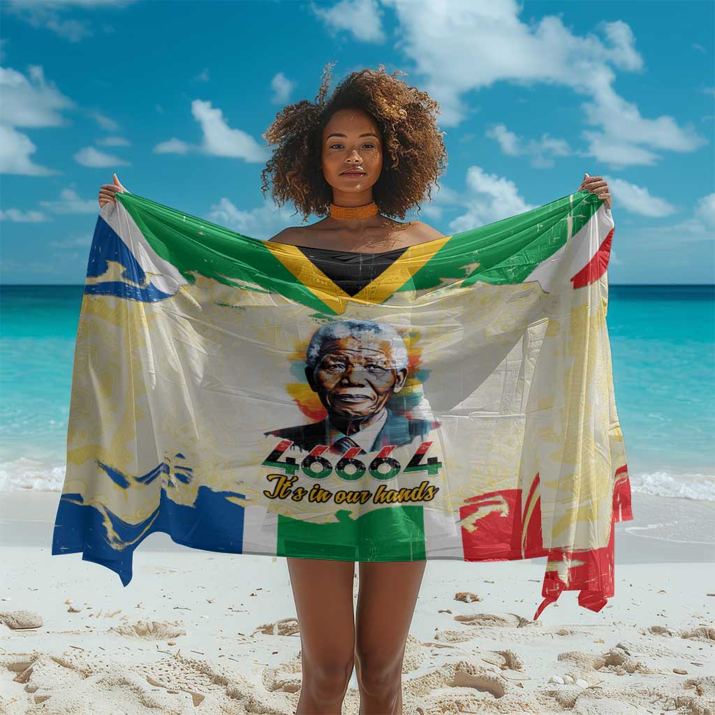 Nelson Mandela International Day 46664 Sarong Its In Our Hands - Batik Pattern LT15