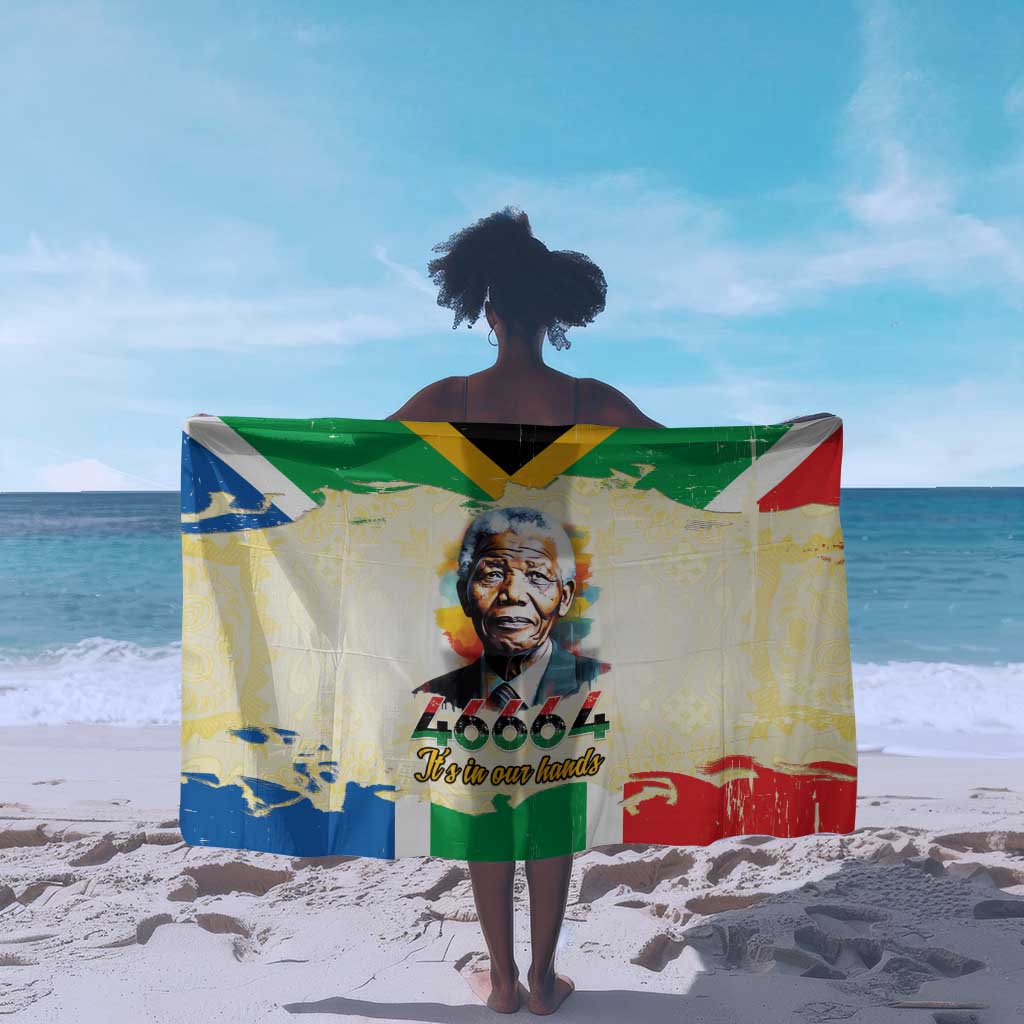 Nelson Mandela International Day 46664 Sarong Its In Our Hands - Batik Pattern LT15