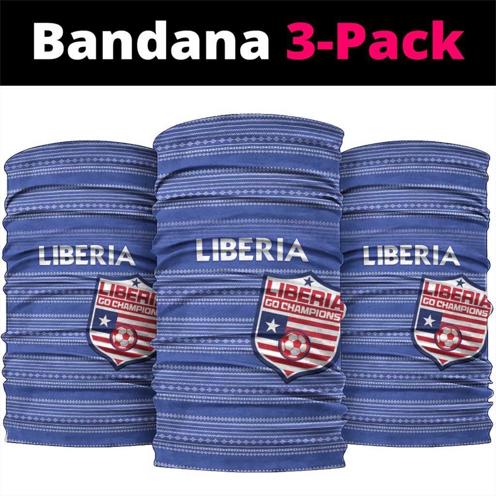 Liberia Football Neck Gaiter Women Blue Jersey LT15