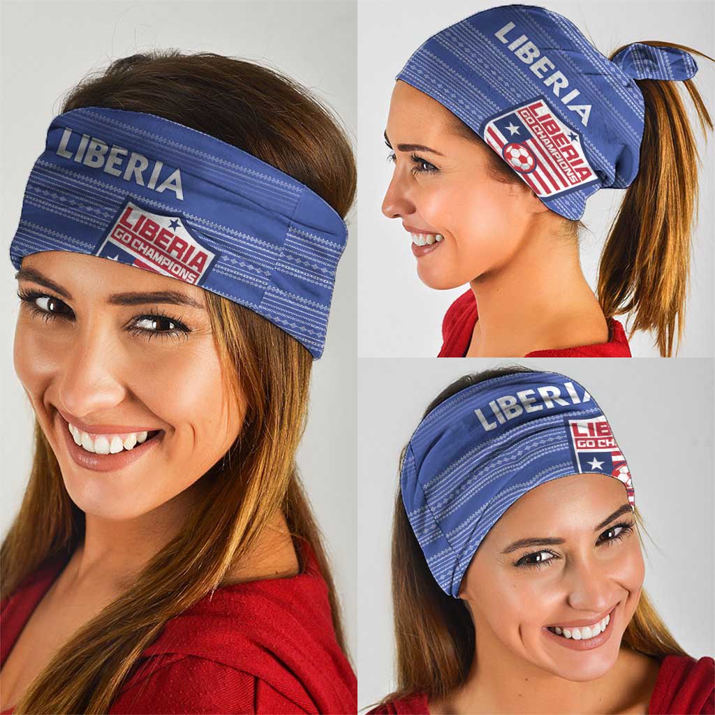 Liberia Football Neck Gaiter Women Blue Jersey LT15