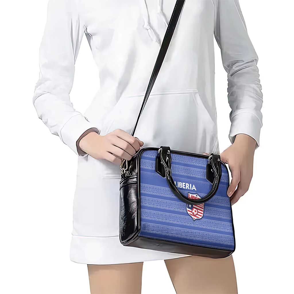 Liberia Football Shoulder Handbag Women Blue Jersey LT15