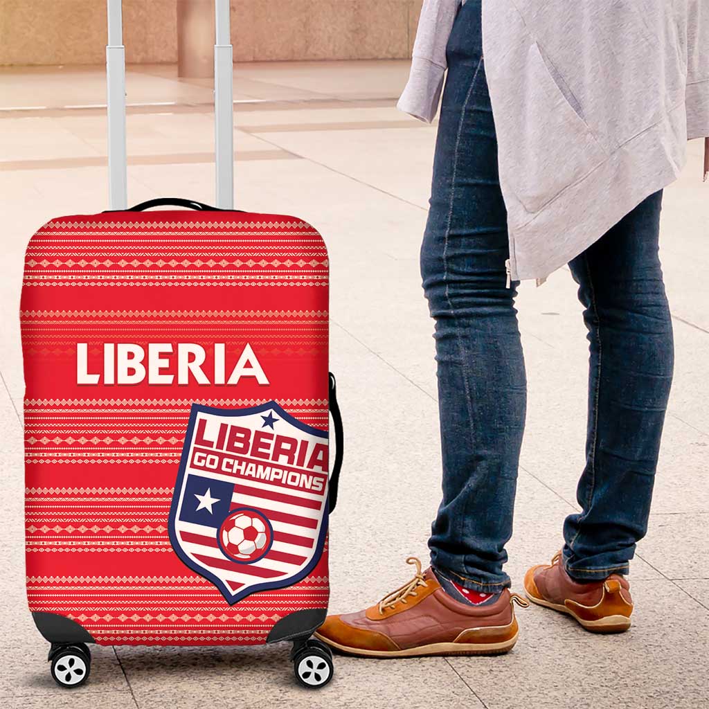 Liberia Football Luggage Cover Women Red Jersey LT15