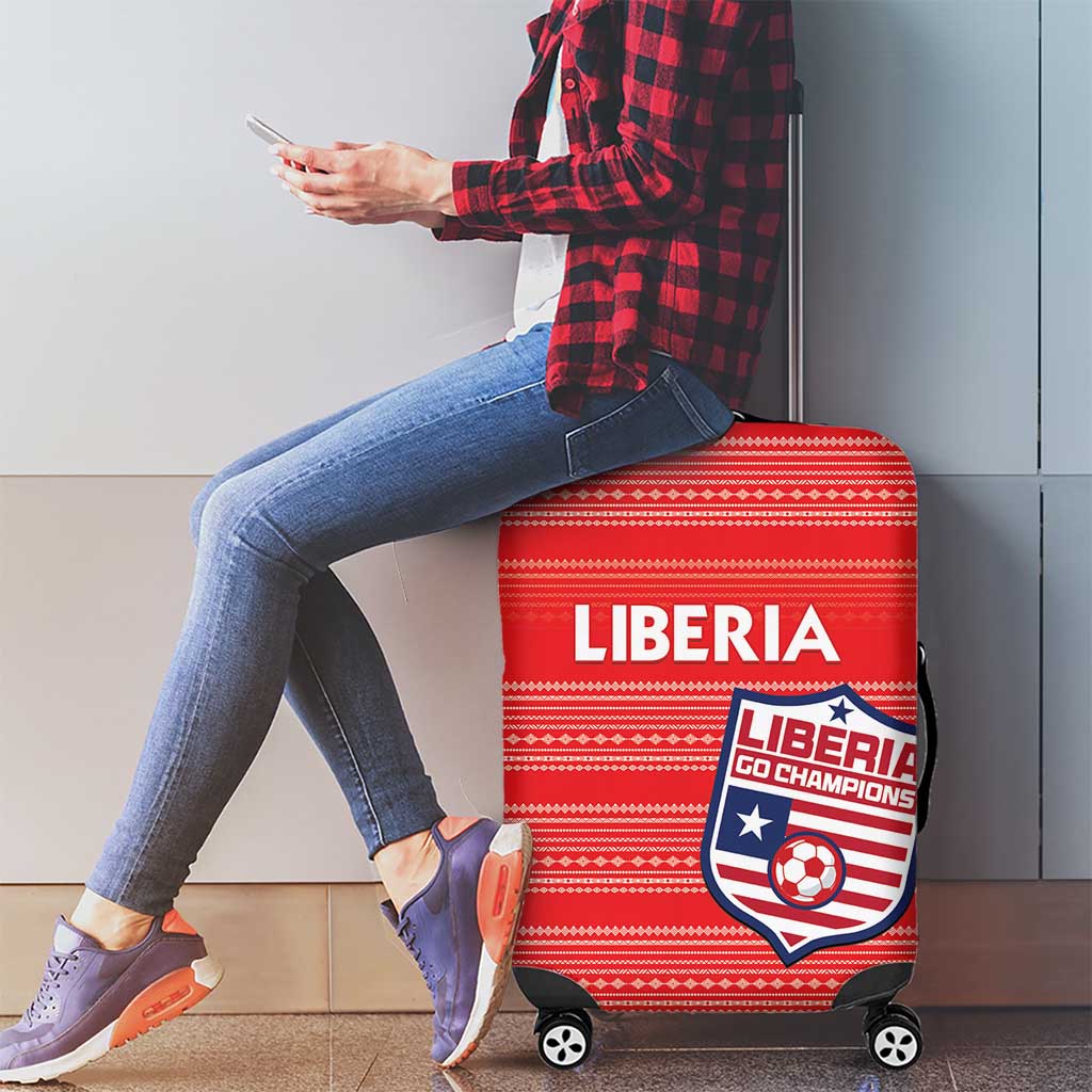 Liberia Football Luggage Cover Women Red Jersey LT15
